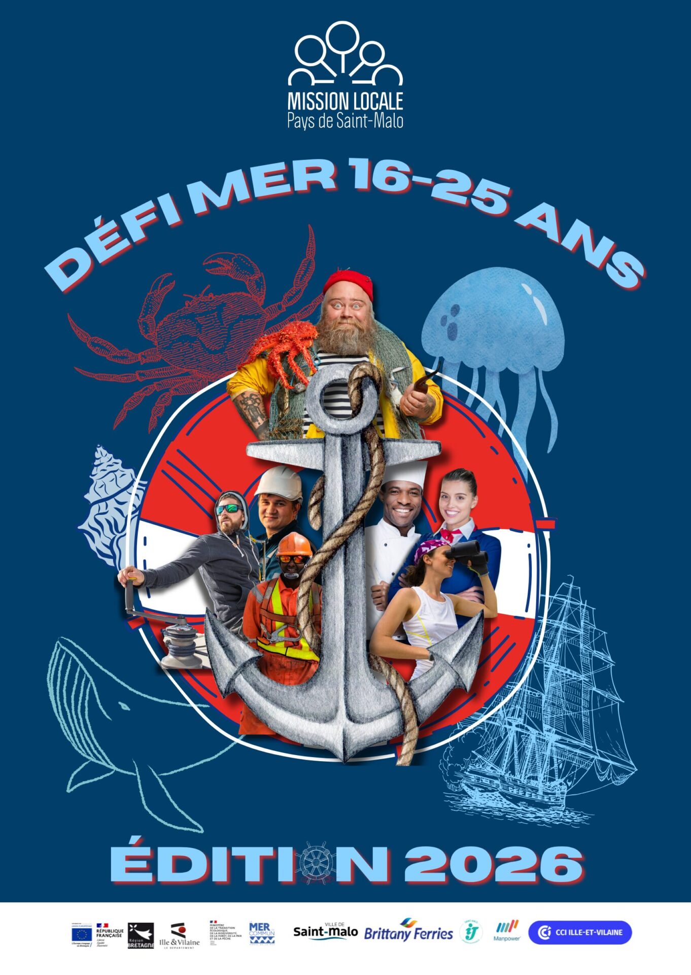 affiche defi mer